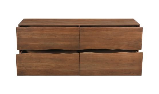 WATSON 4 DRAWER DRESSER BROWN - Image 2