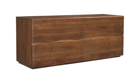 WATSON 4 DRAWER DRESSER BROWN - Image 4