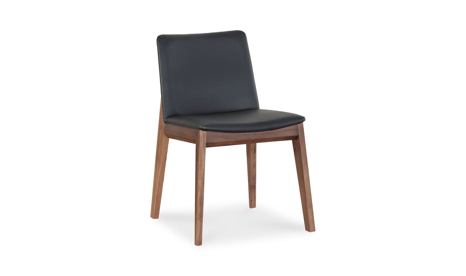 DECO DINING CHAIR EBONY PVC - SET OF TWO CAMEL - Image 4