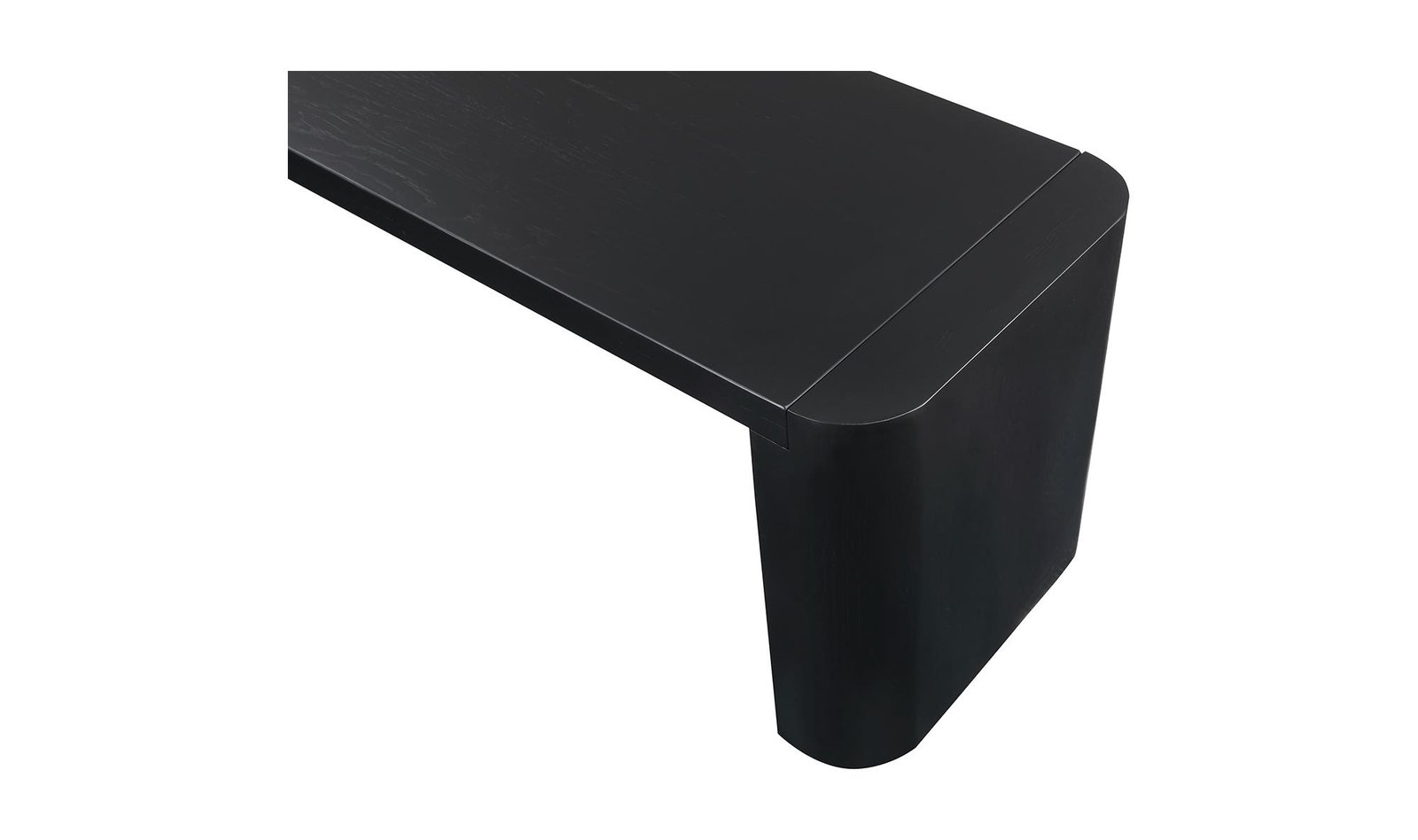 POST SMALL DINING BENCH BLACK - Image 5