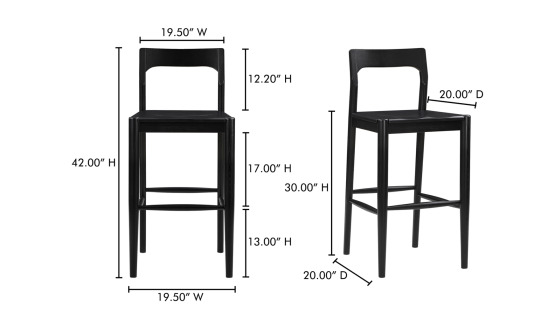 OWING BARSTOOL BLACK - Image 6
