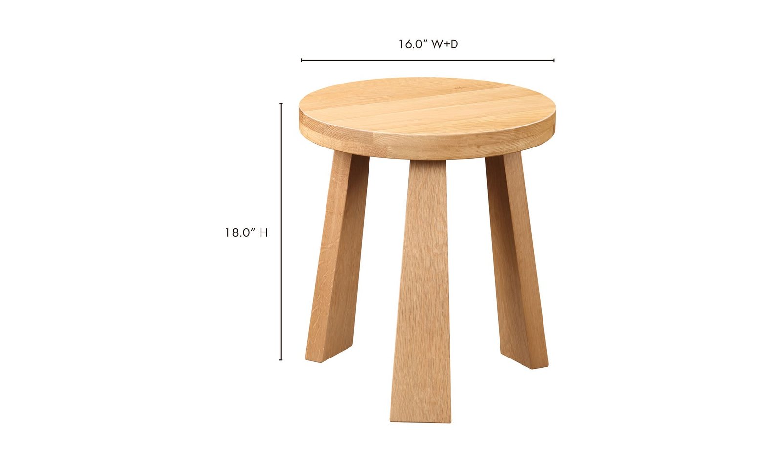 LUND STOOL OAK NATURAL - Image 6