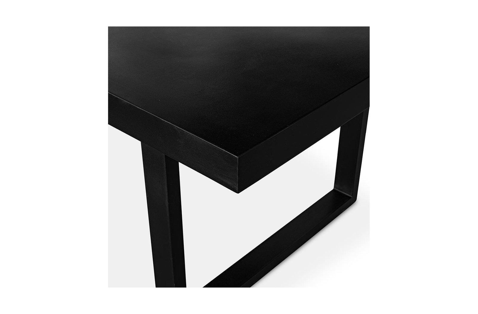 JEDRIK LARGE OUTDOOR DINING TABLE BLACK - Image 5