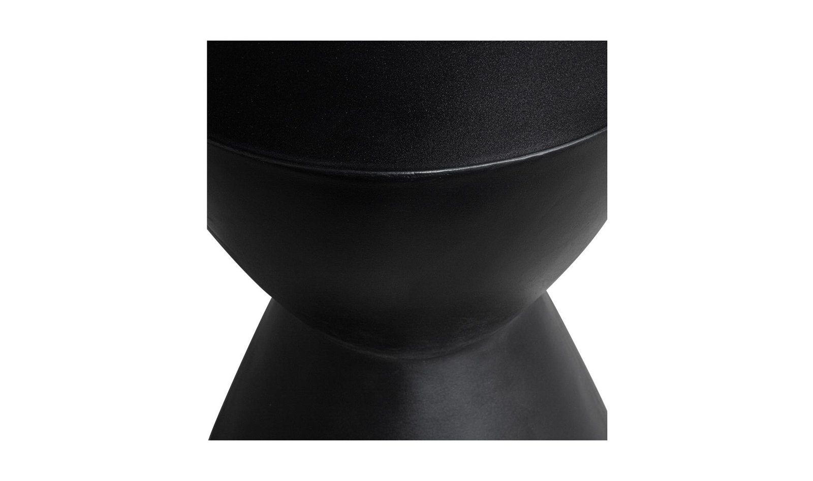 HOURGLASS OUTDOOR STOOL BLACK - Image 3