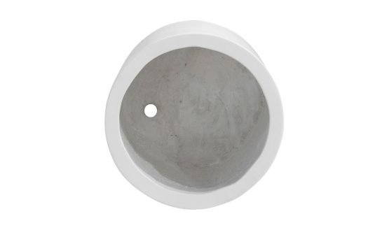 EVEREST SMALL ROUND PLANTER CREAM WHITE - Image 5