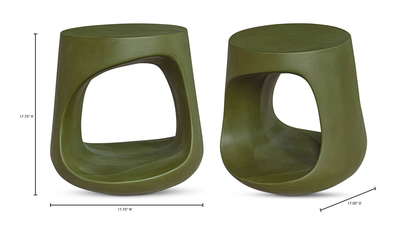 ROTHKO OUTDOOR STOOL GREEN - Image 6