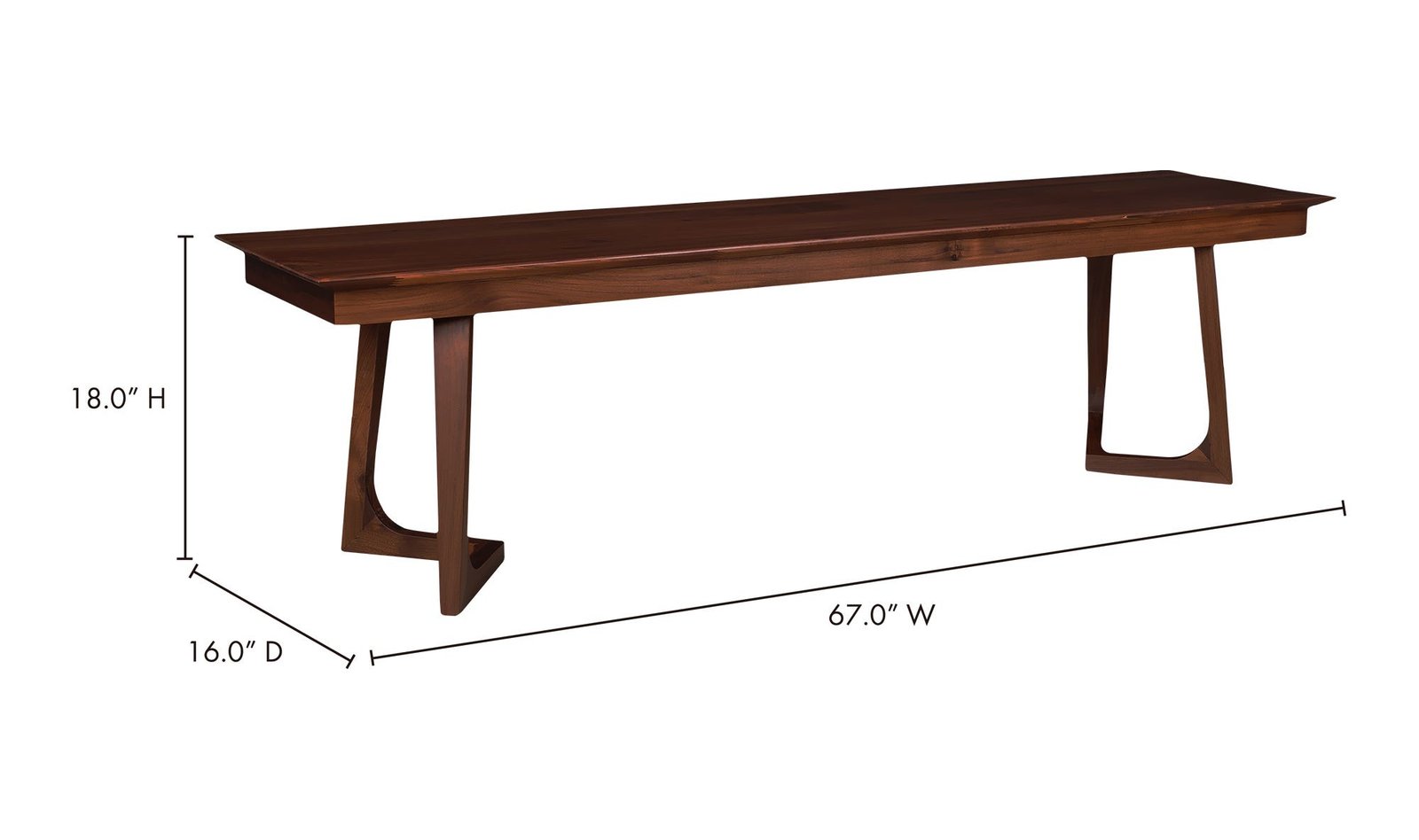 GODENZA BENCH BROWN - Image 4