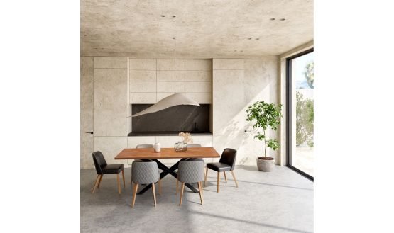 OSLO DINING TABLE DARK BROWN - Image 2
