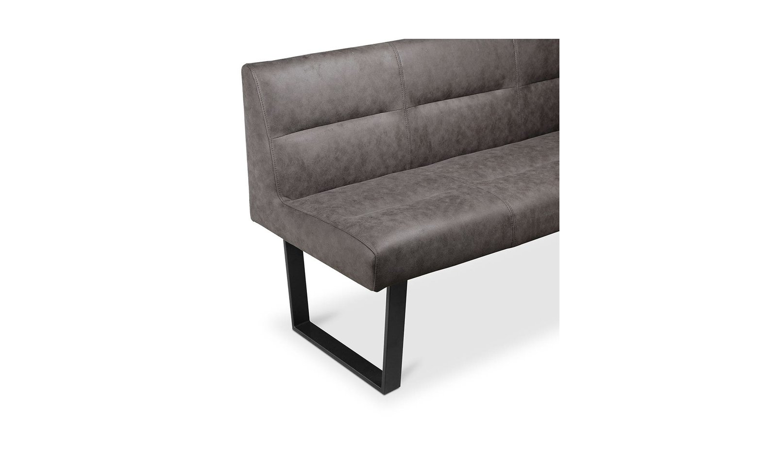 HANLON CORNER BENCH DARK GREY - Image 5