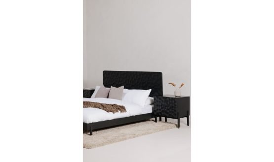 MISAKI QUEEN BED BLACK - Image 3