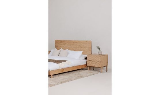 MISAKI QUEEN BED NATURAL - Image 3