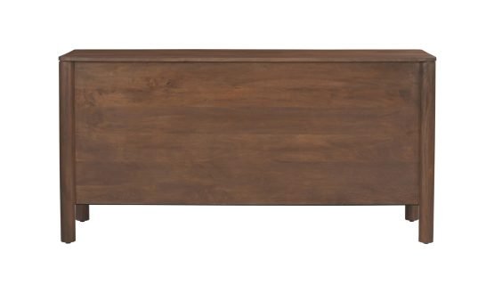 WILEY 3 DRAWER SIDEBOARD VINTAGE BROWN - Image 4
