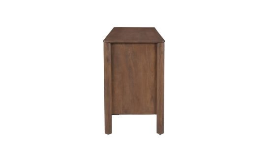 WILEY 4 DOOR SIDEBOARD VINTAGE BROWN - Image 5