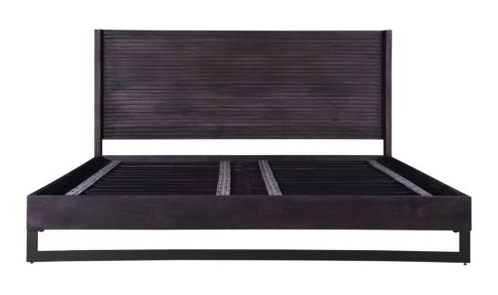PALOMA KING BED CHARCOAL GREY