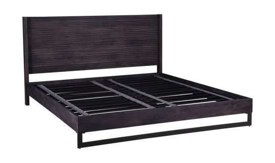 PALOMA KING BED CHARCOAL GREY - Image 4