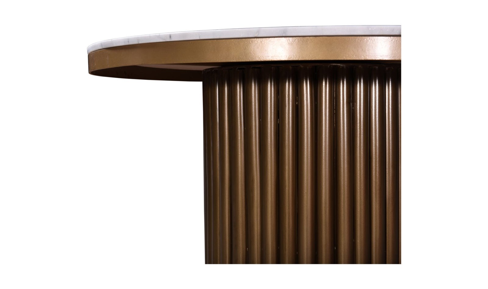 TOWER DINING TABLE WHITE MARBLE - Image 4