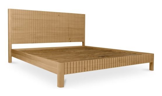 POVERA KING BED NATURAL OAK - Image 2