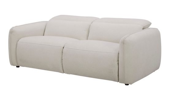ELI POWER RECLINER SOFA WARM WHITE - Image 2