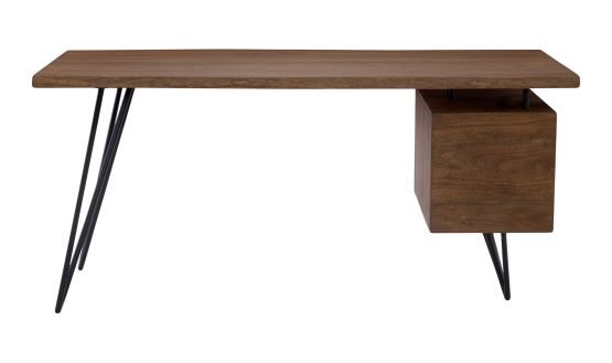 NAILED DESK LIGHT BROWN