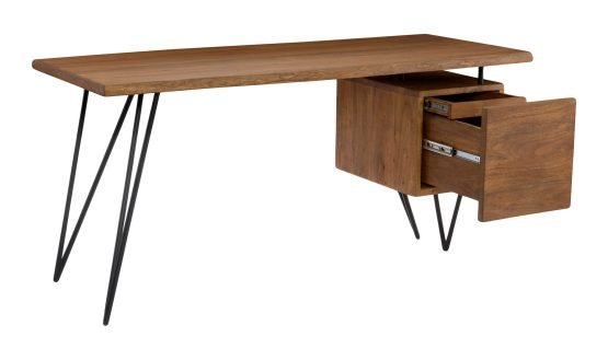 NAILED DESK LIGHT BROWN - Image 3
