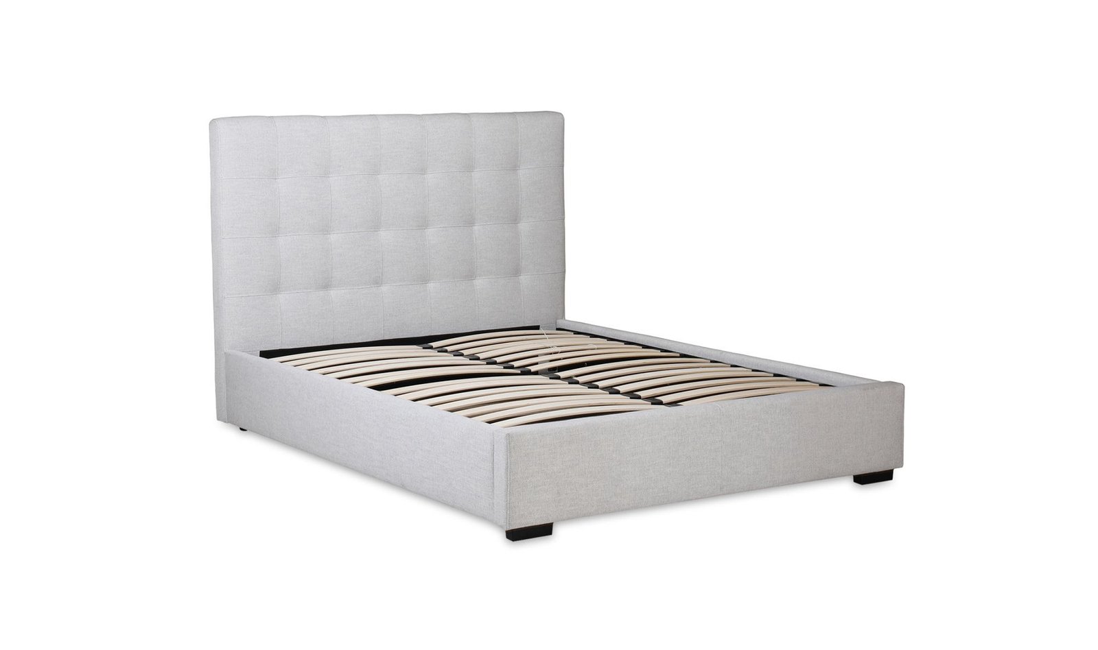 BELLE STORAGE BED KING TAN - Image 4