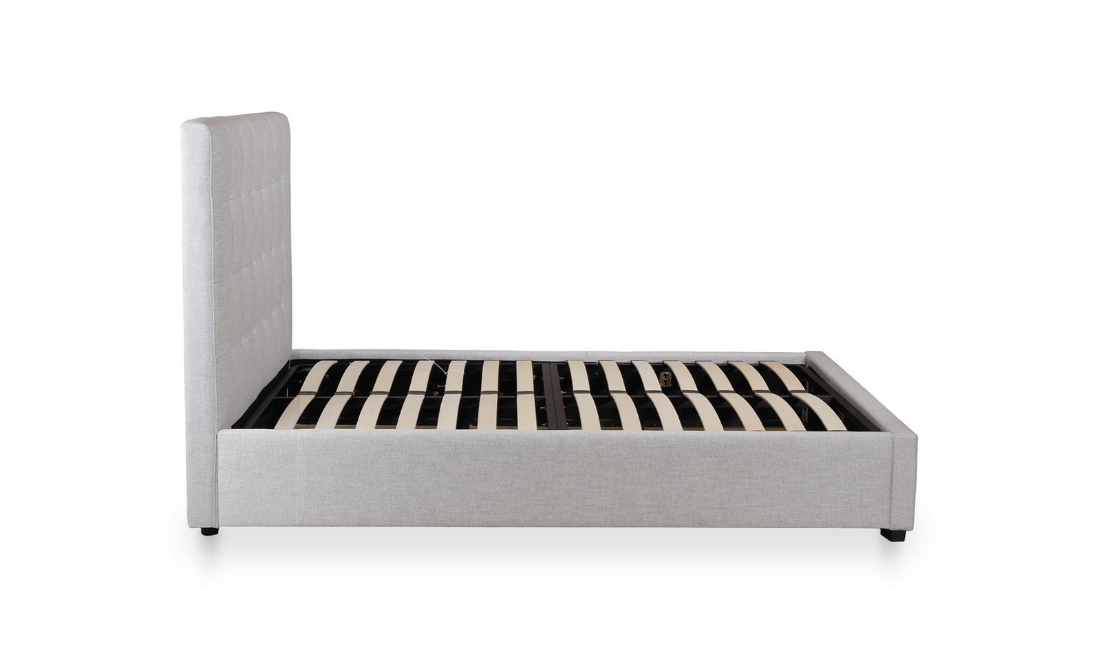 BELLE STORAGE BED KING TAN - Image 5