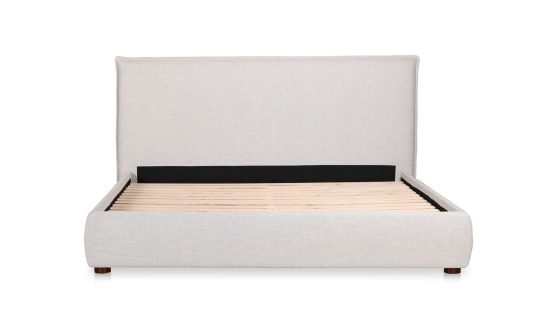 LUZON QUEEN BED LIGHT GREY