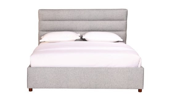 TAKIO KING BED LIGHT GREY - Image 2