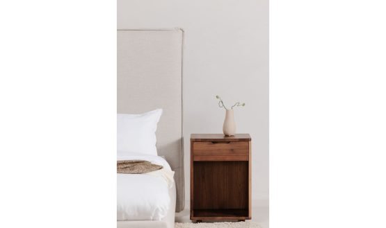 LUZON QUEEN BED TALL HEADBOARD WHEAT - Image 2