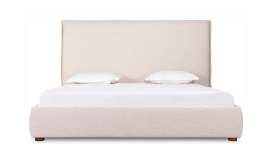 LUZON QUEEN BED TALL HEADBOARD WHEAT - Image 3