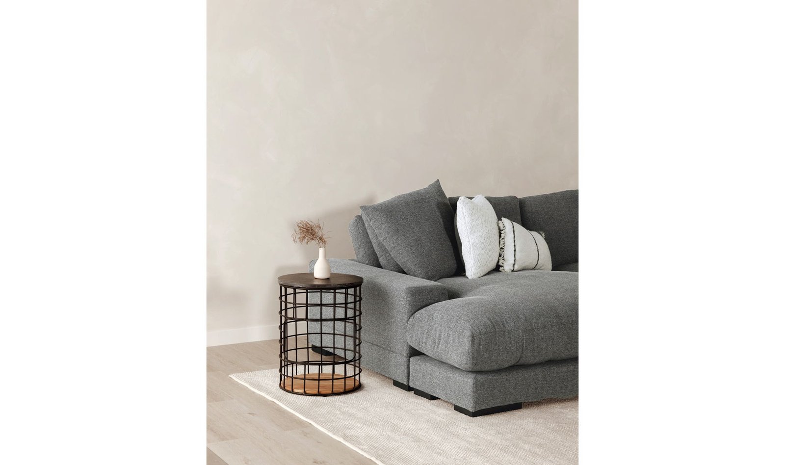 PLUNGE SECTIONAL ANTHRACITE GREY - Image 3