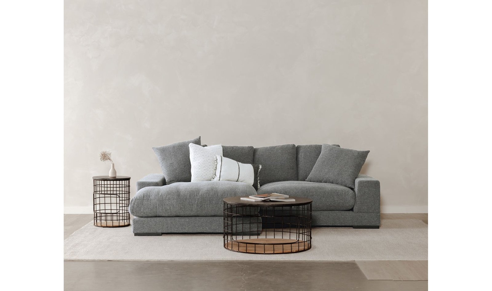 PLUNGE SECTIONAL ANTHRACITE GREY - Image 4