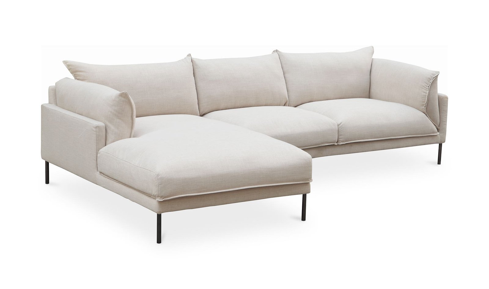 JAMARA LEFT SECTIONAL SANDY BEIGE - Image 3