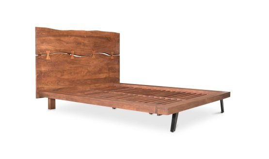 MADAGASCAR PLATFORM BED QUEEN BROWN - Image 3