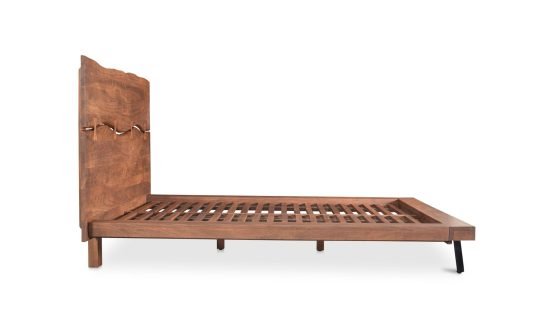 MADAGASCAR PLATFORM BED QUEEN BROWN - Image 4