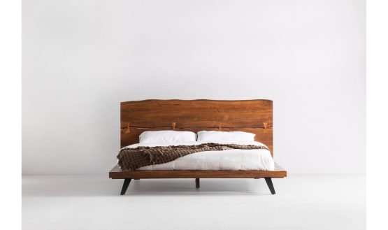 MADAGASCAR PLATFORM BED KING BROWN - Image 2