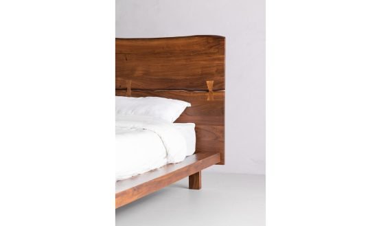 MADAGASCAR PLATFORM BED KING BROWN - Image 4