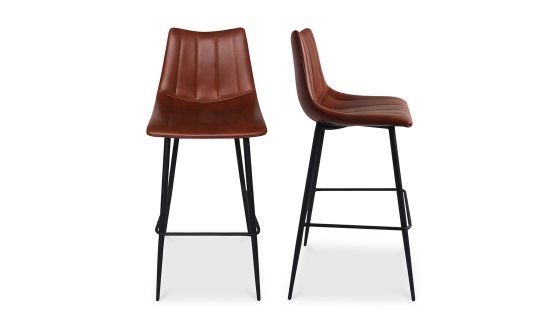 ALIBI BARSTOOL - SET OF TWO BROWN