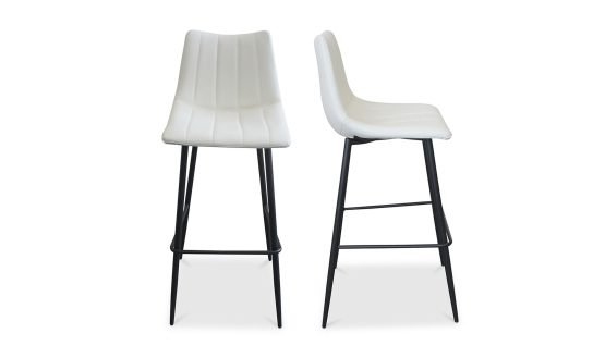 ALIBI BARSTOOL IVORY - SET OF TWO CREAM WHITE