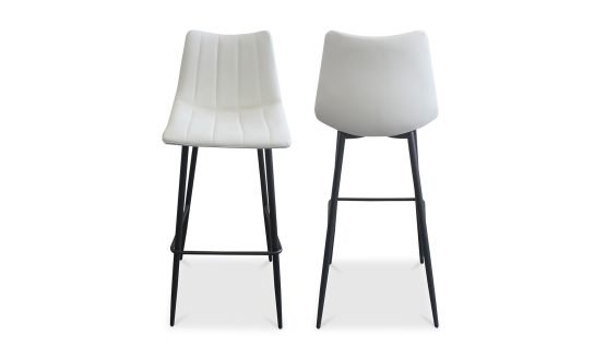 ALIBI BARSTOOL IVORY - SET OF TWO CREAM WHITE - Image 4