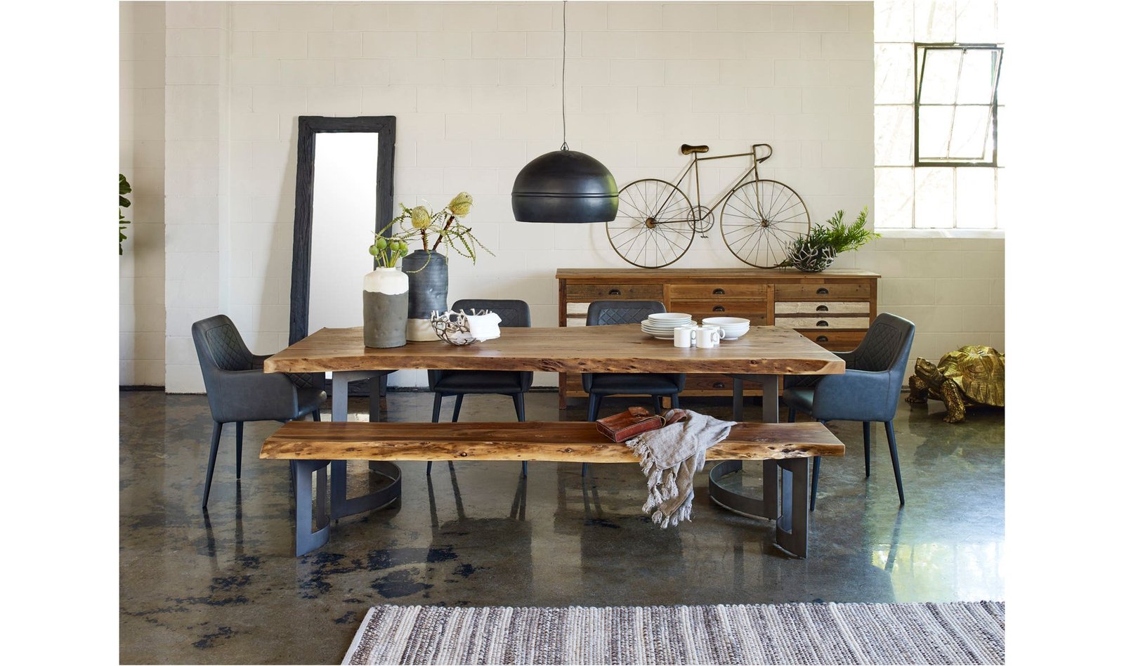 BENT BENCH LARGE BROWN - Image 3