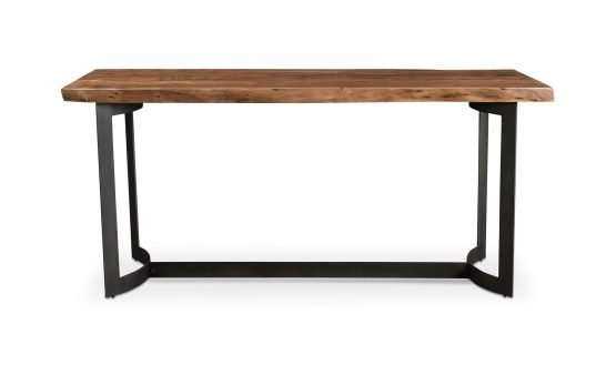 BENT COUNTER TABLE BROWN