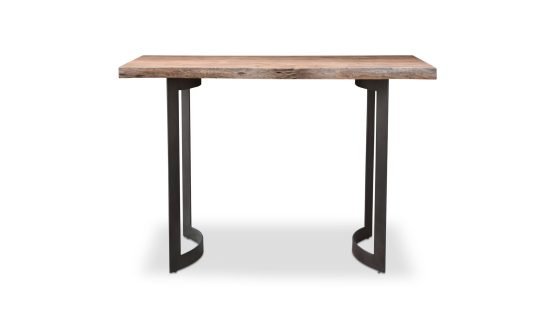 BENT BAR TABLE SMOKED BROWN