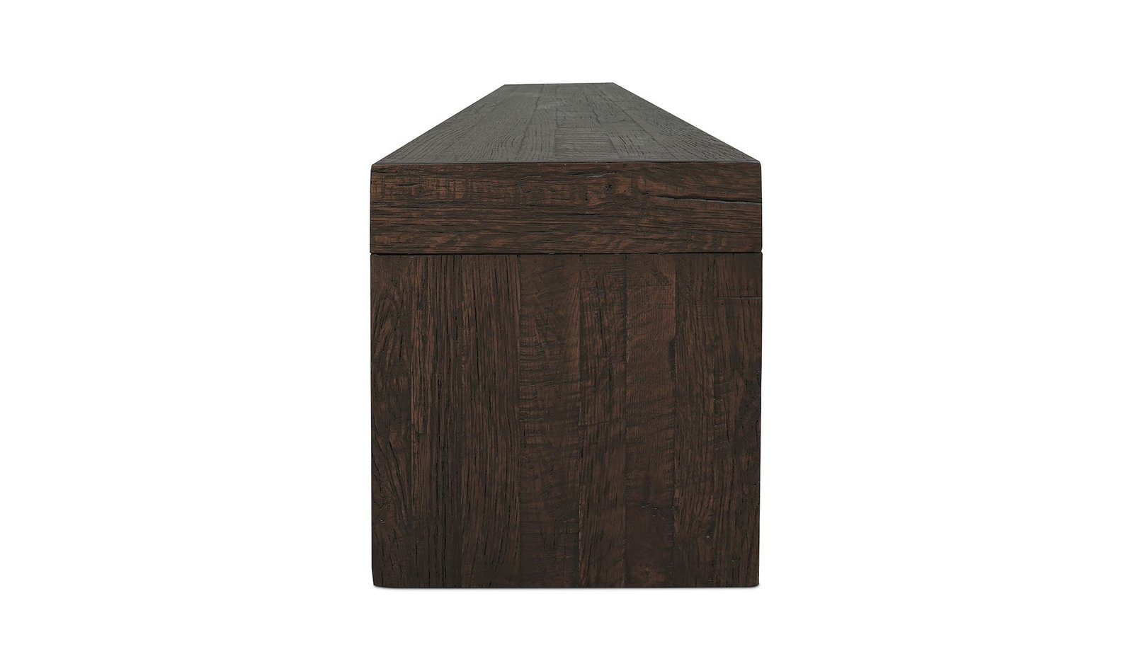 EVANDER DINING BENCH RUSTIC BROWN - Image 3