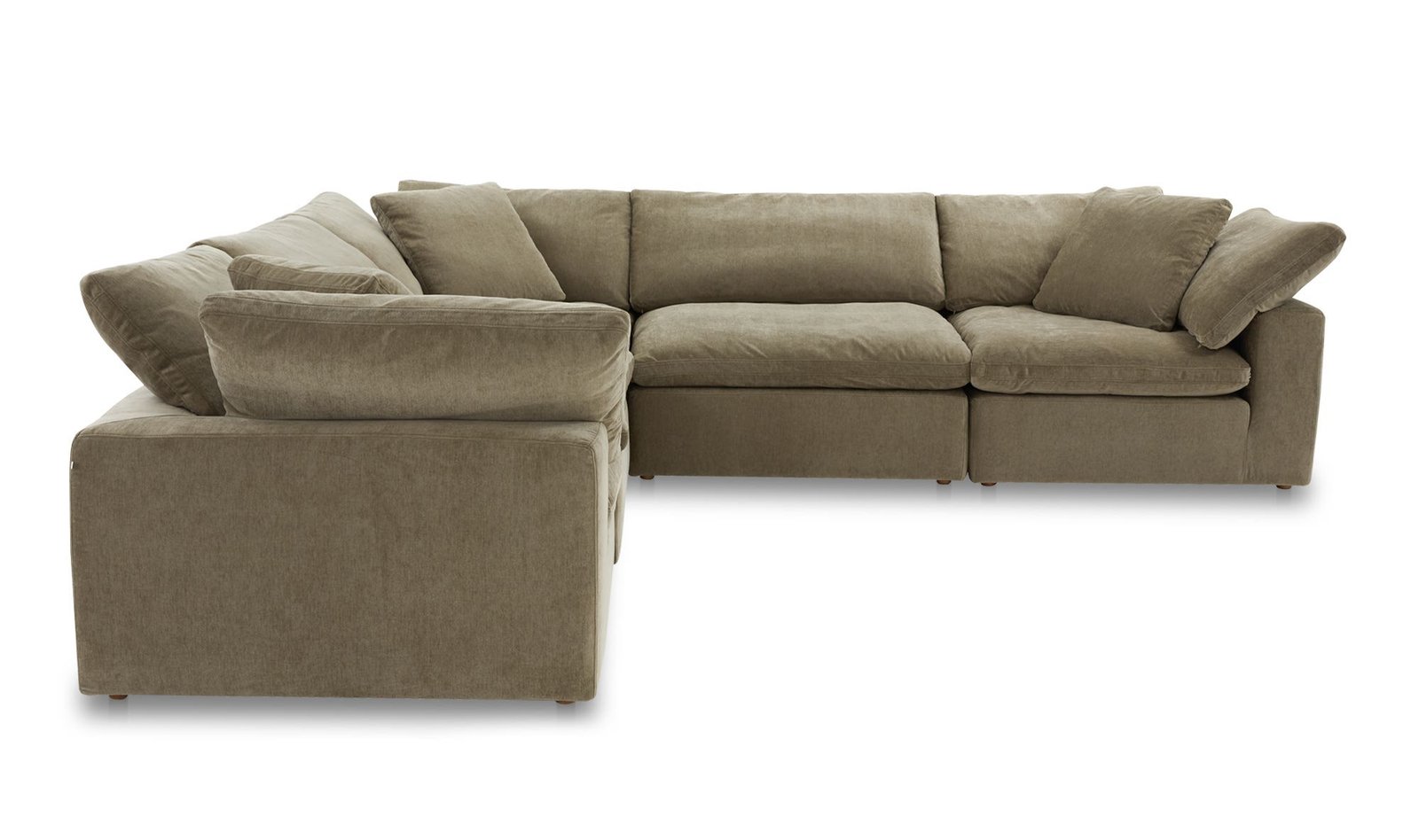 CLAY CLASSIC L-SHAPED MODULAR SECTIONAL DESERT SAGE - Image 3