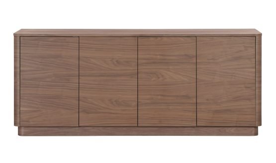 ROUND OFF SIDEBOARD BROWN WALNUT