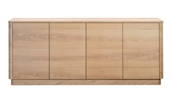 ROUND OFF SIDEBOARD NATURAL OAK