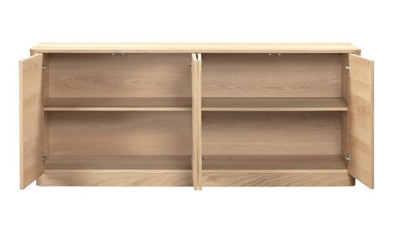 ROUND OFF SIDEBOARD NATURAL OAK - Image 5