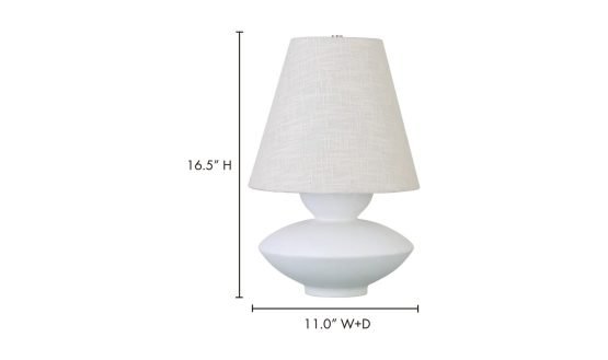 DELL TABLE LAMP WHITE - Image 5