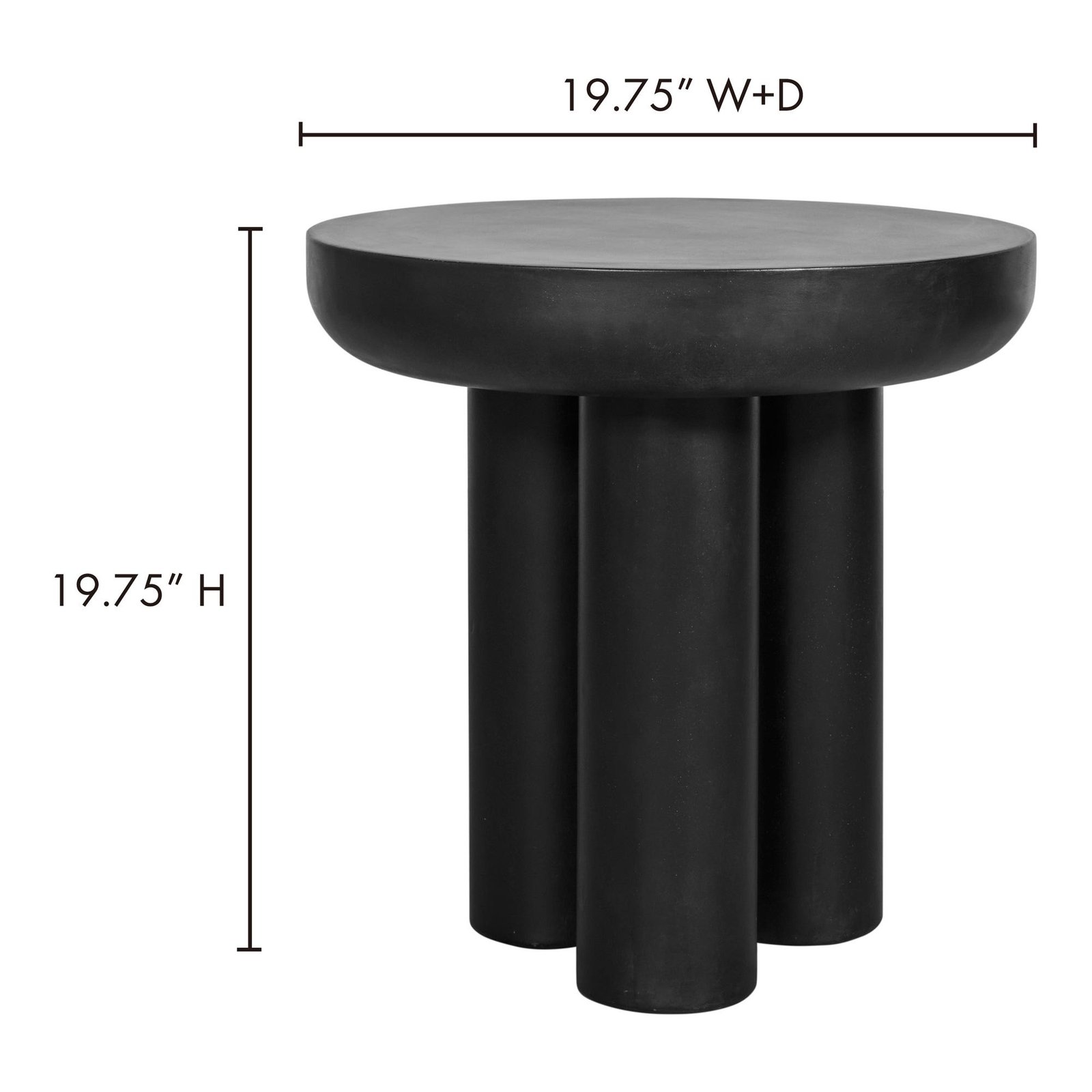 ROCCA SIDE TABLE BLACK - Image 4